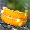 Order  Velvet Saddle Stitch Ribbon - Gold/Orange